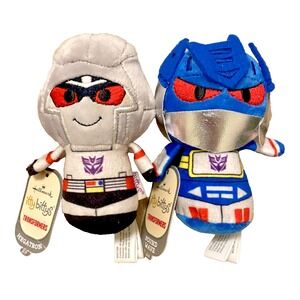 MEGATRON & SOUND WAVE Transformers‎ Itty Bittys Plush NWT  *See Picture